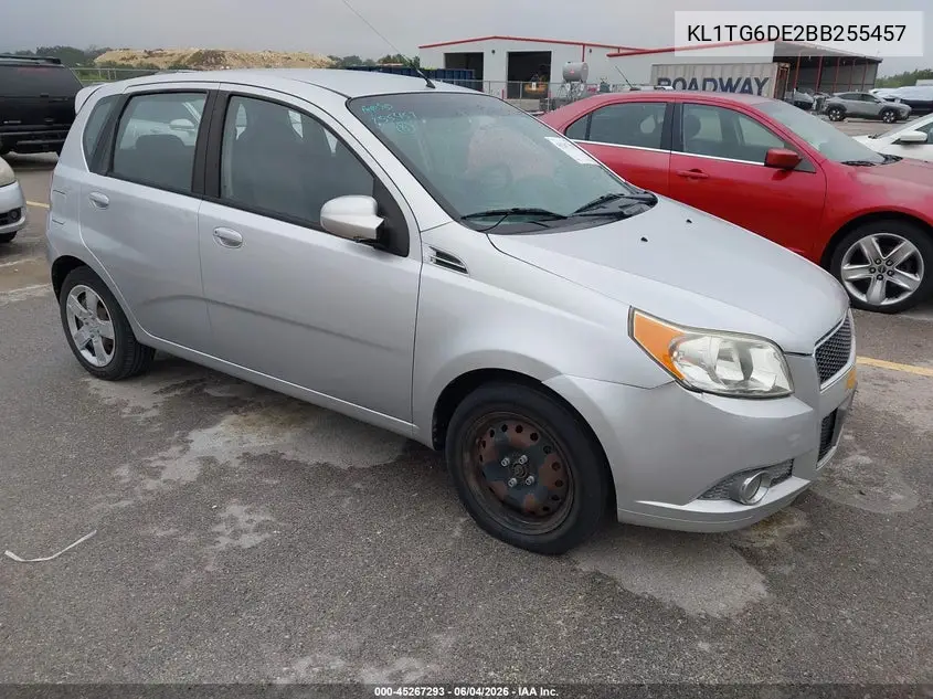 2011 Chevrolet Aveo 2Lt VIN: KL1TG6DE2BB255457 Lot: 45267293