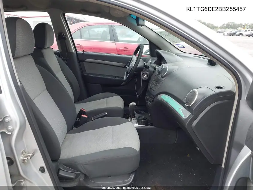 2011 Chevrolet Aveo 2Lt VIN: KL1TG6DE2BB255457 Lot: 45267293