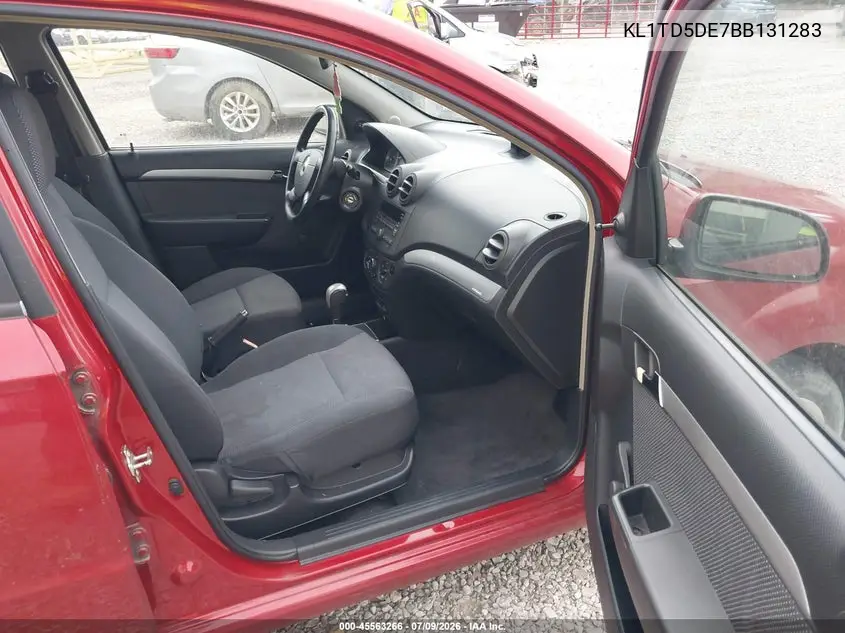 2011 Chevrolet Aveo 1Lt VIN: KL1TD5DE7BB131283 Lot: 45563266