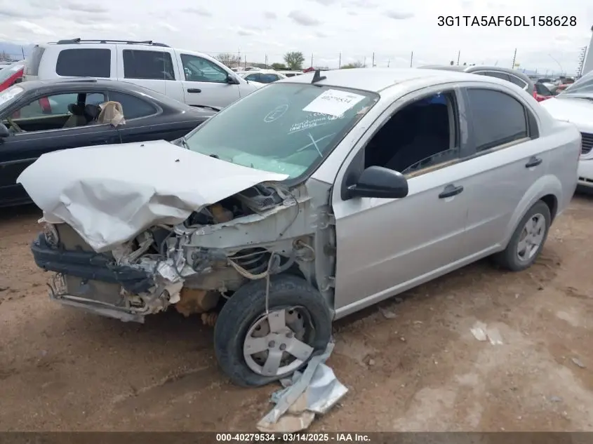 2013 Chevrolet Aveo VIN: 3G1TA5AF6DL158628 Lot: 40279534