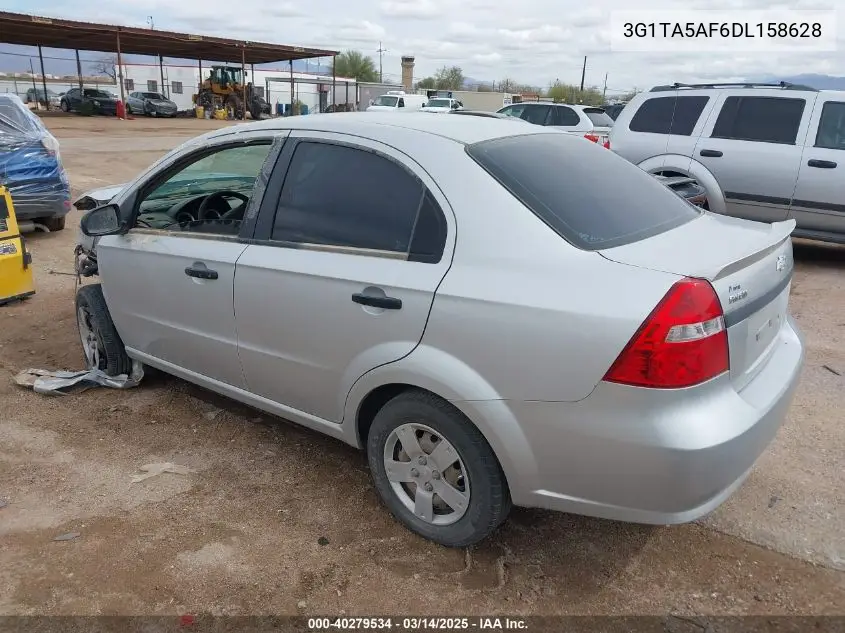 2013 Chevrolet Aveo VIN: 3G1TA5AF6DL158628 Lot: 40279534