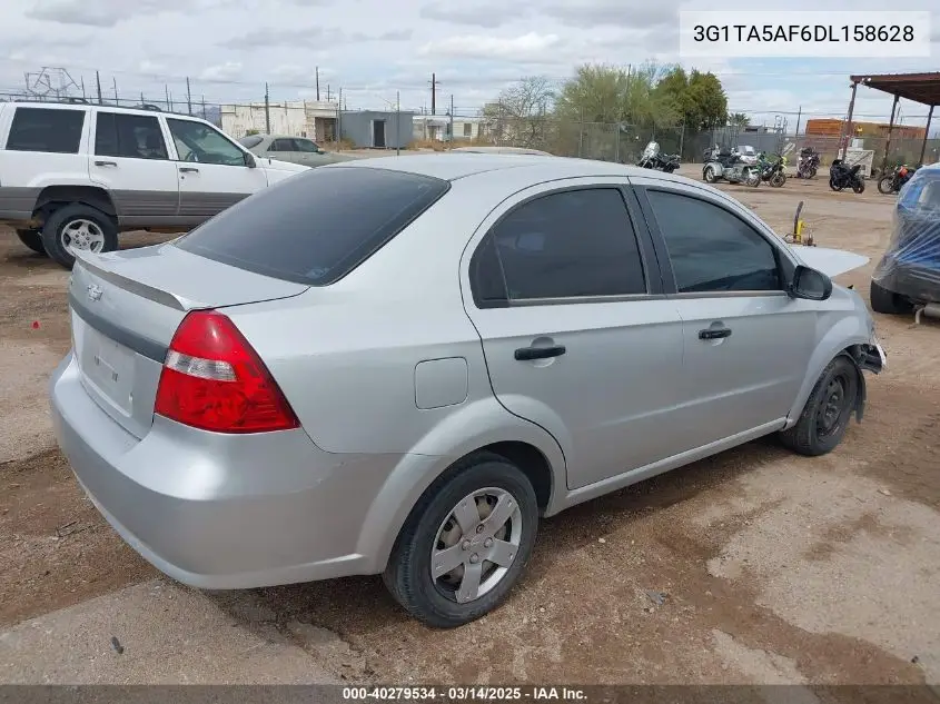 2013 Chevrolet Aveo VIN: 3G1TA5AF6DL158628 Lot: 40279534
