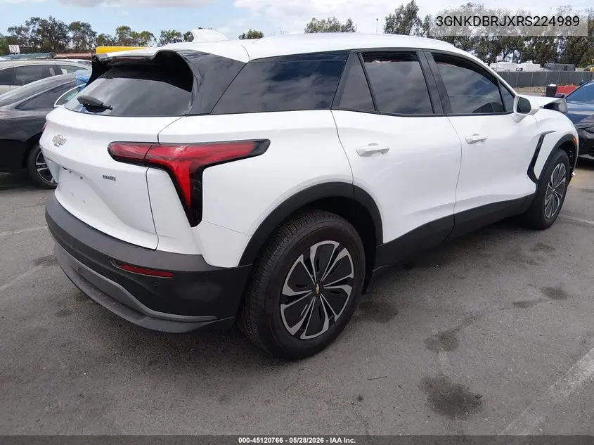 2024 Chevrolet Blazer Ev Eawd 2Lt VIN: 3GNKDBRJXRS224989 Lot: 45120766
