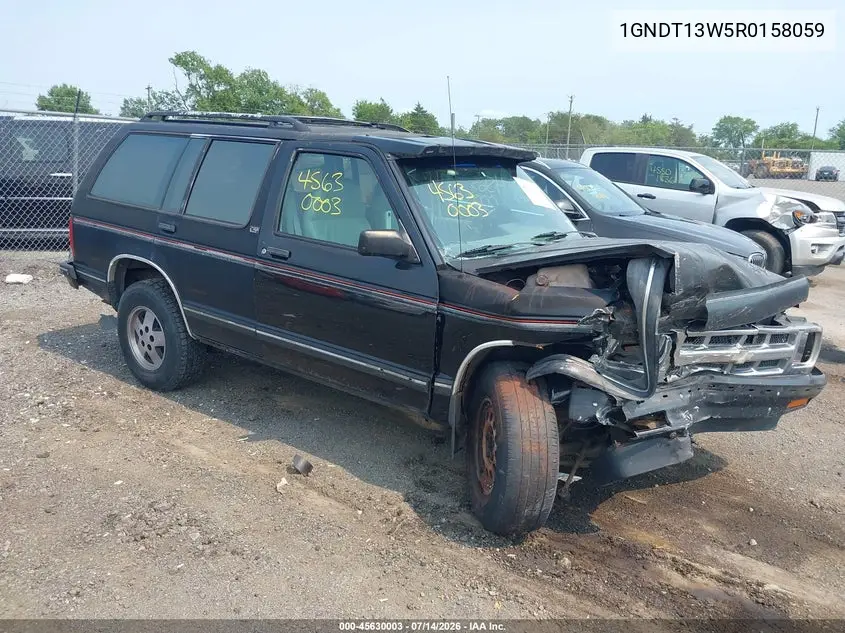 1994 Chevrolet Blazer S10 VIN: 1GNDT13W5R0158059 Lot: 45630003