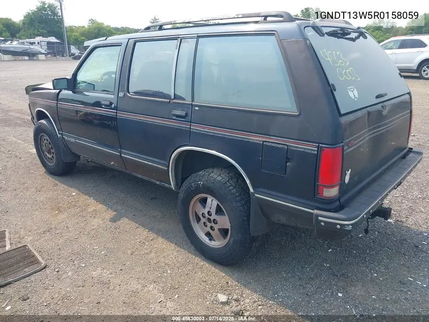 1994 Chevrolet Blazer S10 VIN: 1GNDT13W5R0158059 Lot: 45630003