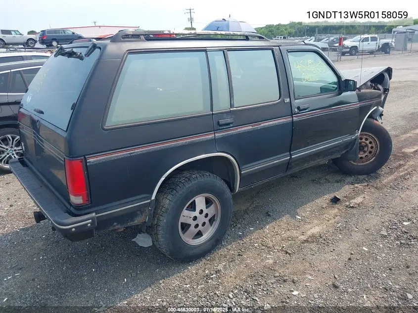 1994 Chevrolet Blazer S10 VIN: 1GNDT13W5R0158059 Lot: 45630003