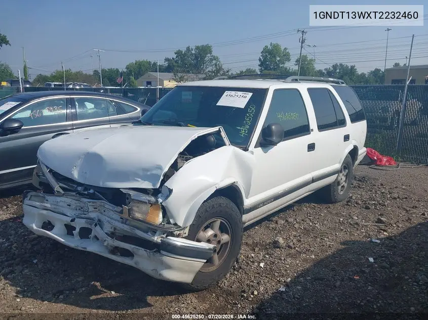 1996 Chevrolet Blazer VIN: 1GNDT13WXT2232460 Lot: 45625250