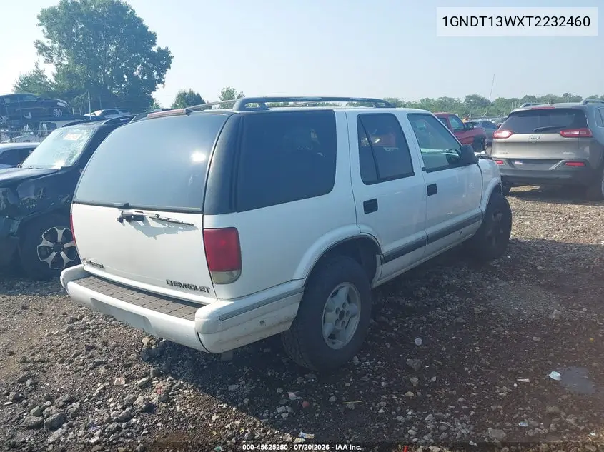 1996 Chevrolet Blazer VIN: 1GNDT13WXT2232460 Lot: 45625250