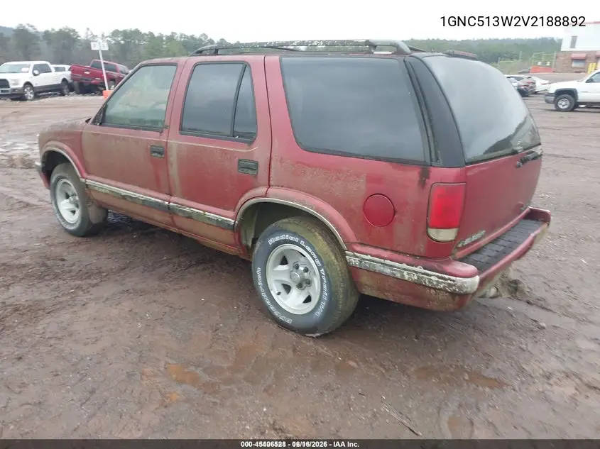 1GNC513W2V2188892 1997 Chevrolet Blazer