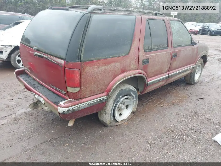 1GNC513W2V2188892 1997 Chevrolet Blazer