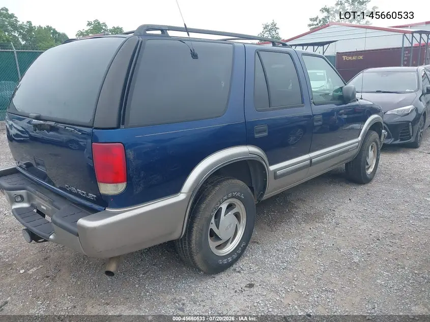 2000 Chevrolet Blazer VIN: LOT-1-45660533 Lot: 45660533