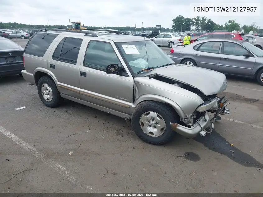 2001 Chevrolet Blazer Trailblazer VIN: 1GNDT13W212127957 Lot: 45576081