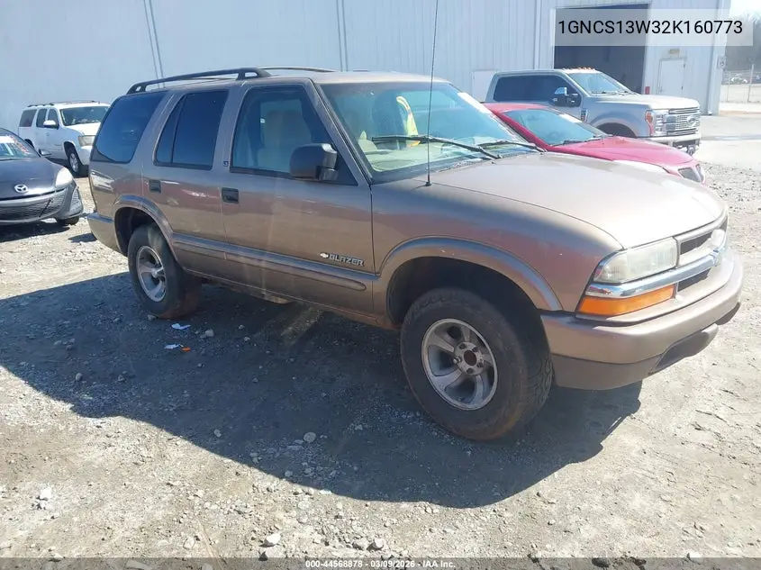 1GNCS13W32K160773 2002 Chevrolet Blazer Ls