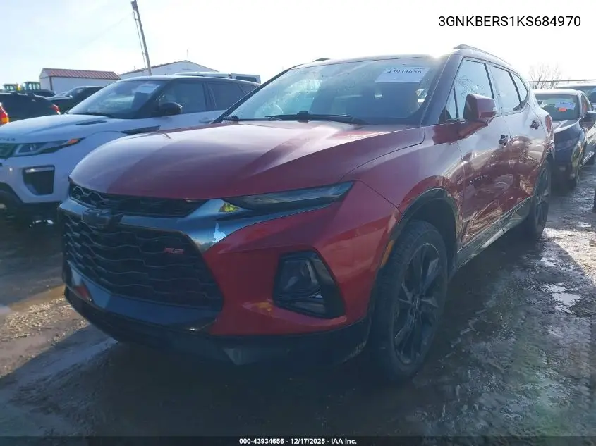 3GNKBERS1KS684970 2019 Chevrolet Blazer Rs