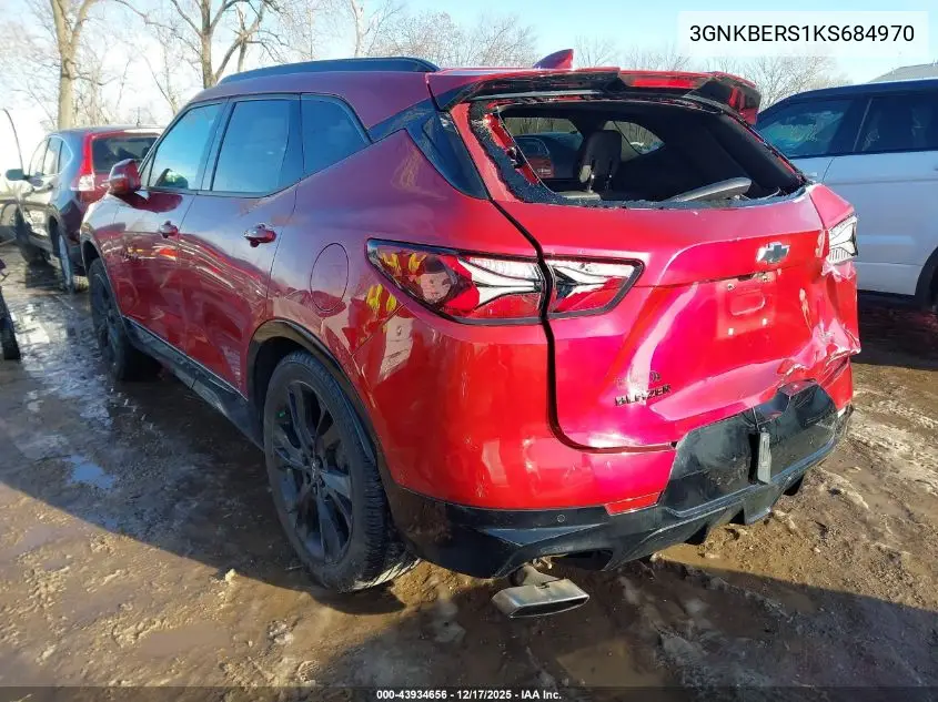 3GNKBERS1KS684970 2019 Chevrolet Blazer Rs