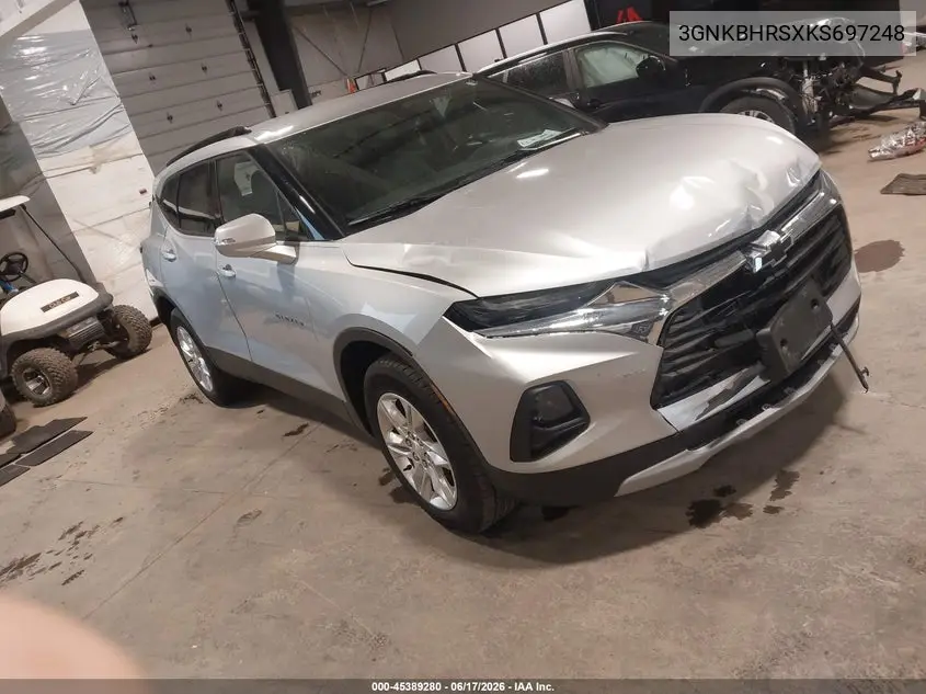 2019 Chevrolet Blazer VIN: 3GNKBHRSXKS697248 Lot: 45389280