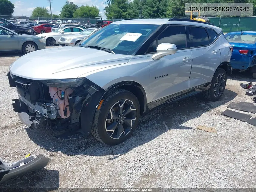 2019 Chevrolet Blazer Rs VIN: 3GNKBERS8KS676946 Lot: 45615065