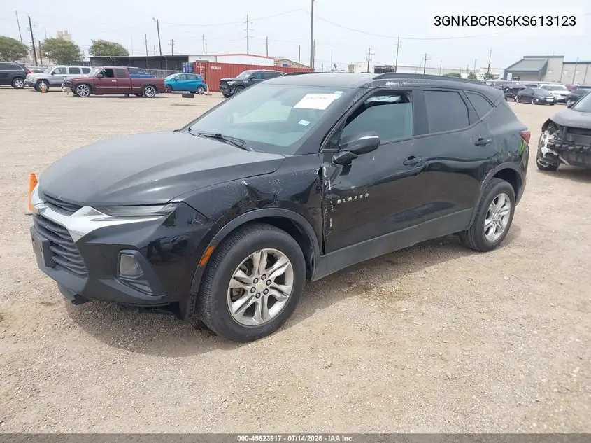 2019 Chevrolet Blazer VIN: 3GNKBCRS6KS613123 Lot: 45623917