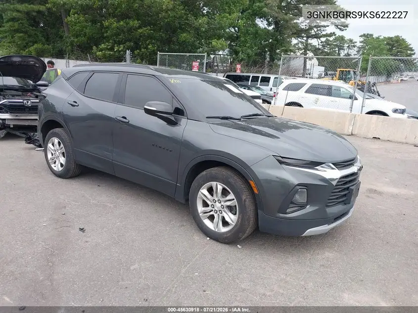 2019 Chevrolet Blazer VIN: 3GNKBGRS9KS622227 Lot: 45630918