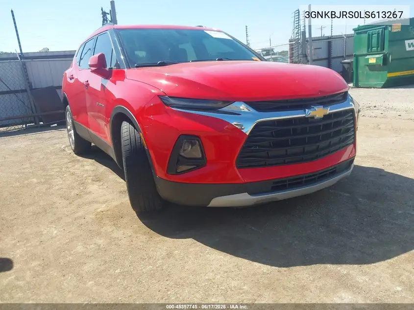 2020 Chevrolet Blazer Awd 3Lt VIN: 3GNKBJRS0LS613267 Lot: 45357745