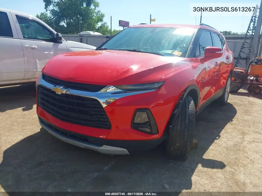 2020 Chevrolet Blazer Awd 3Lt VIN: 3GNKBJRS0LS613267 Lot: 45357745