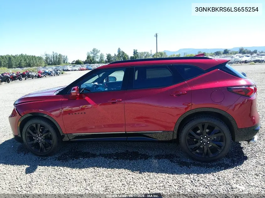 2020 Chevrolet Blazer Awd Rs VIN: 3GNKBKRS6LS655254 Lot: 45414150