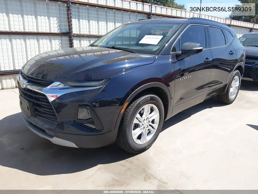 2020 Chevrolet Blazer Fwd 2Lt VIN: 3GNKBCRS6LS589309 Lot: 45564568