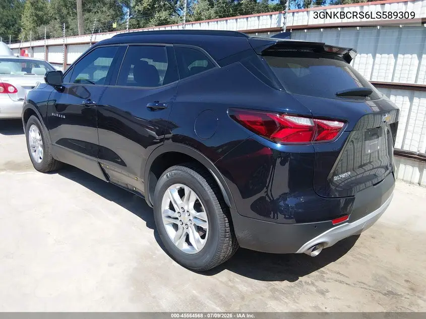 2020 Chevrolet Blazer Fwd 2Lt VIN: 3GNKBCRS6LS589309 Lot: 45564568