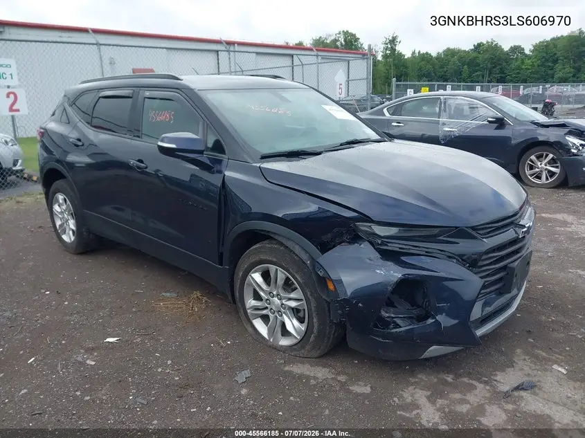 2020 Chevrolet Blazer Awd 2Lt VIN: 3GNKBHRS3LS606970 Lot: 45566185