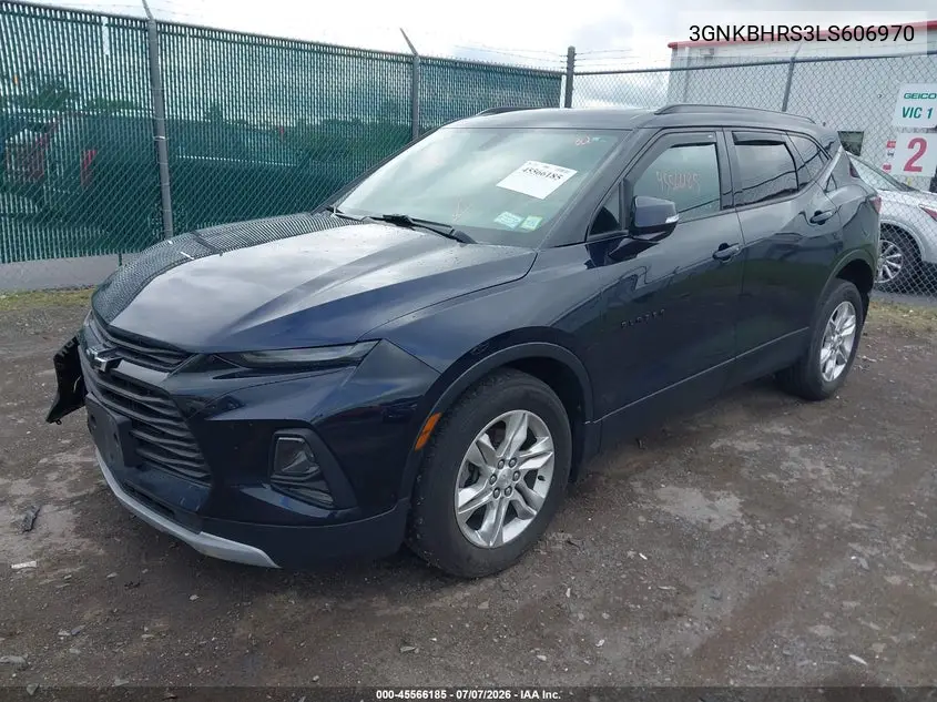 2020 Chevrolet Blazer Awd 2Lt VIN: 3GNKBHRS3LS606970 Lot: 45566185