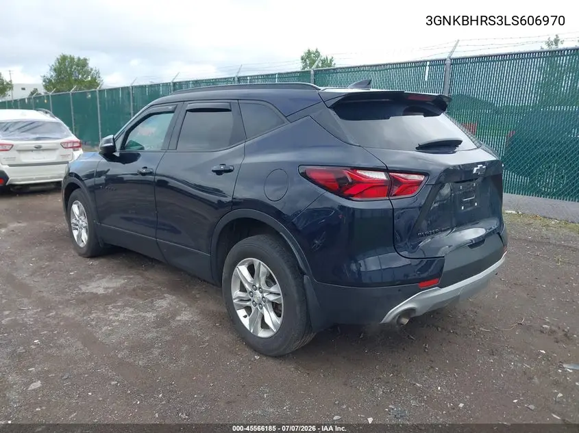 2020 Chevrolet Blazer Awd 2Lt VIN: 3GNKBHRS3LS606970 Lot: 45566185