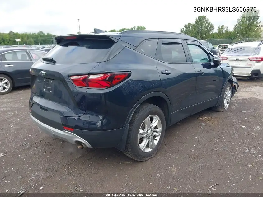 2020 Chevrolet Blazer Awd 2Lt VIN: 3GNKBHRS3LS606970 Lot: 45566185