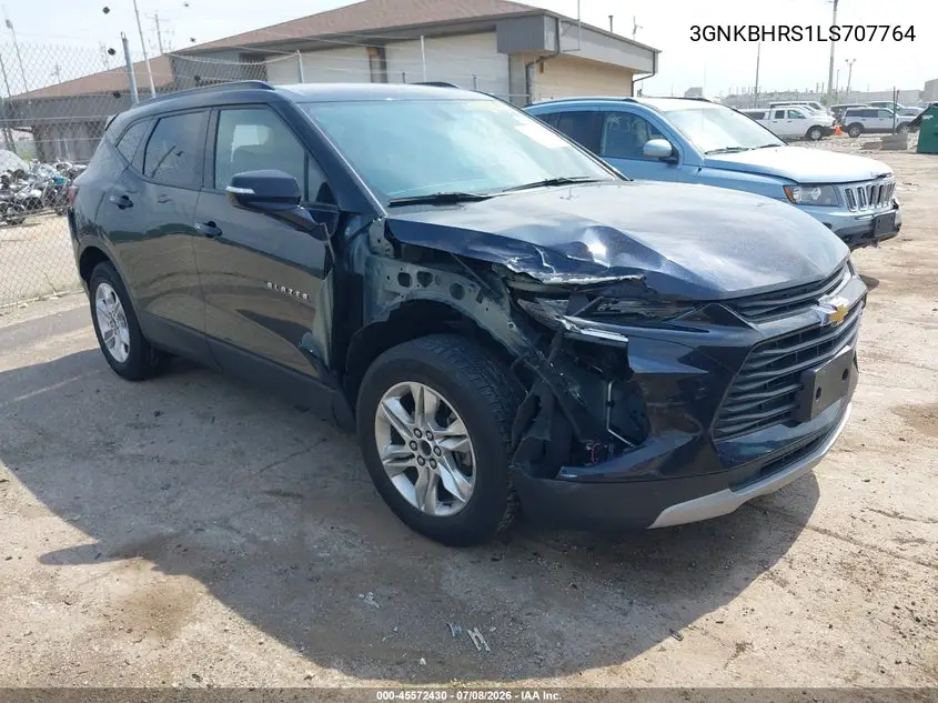 2020 Chevrolet Blazer Awd 2Lt VIN: 3GNKBHRS1LS707764 Lot: 45572430