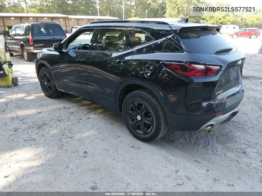 2020 Chevrolet Blazer Fwd 3Lt VIN: 3GNKBDRS2LS577521 Lot: 45588462