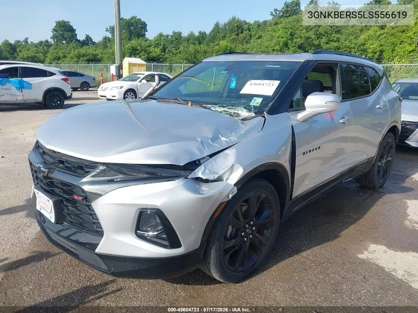 2020 Chevrolet Blazer Fwd Rs VIN: 3GNKBERS5LS556619 Lot: 45604723