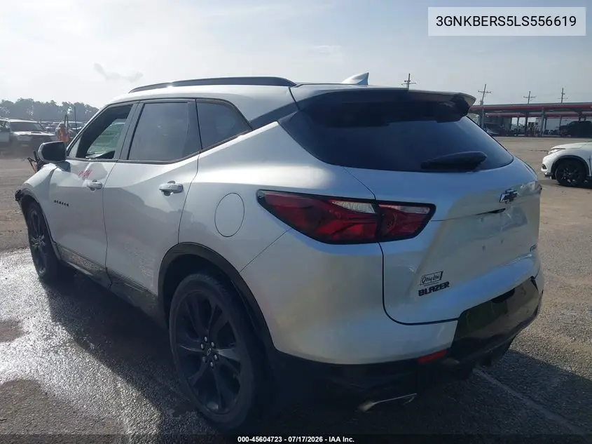 2020 Chevrolet Blazer Fwd Rs VIN: 3GNKBERS5LS556619 Lot: 45604723