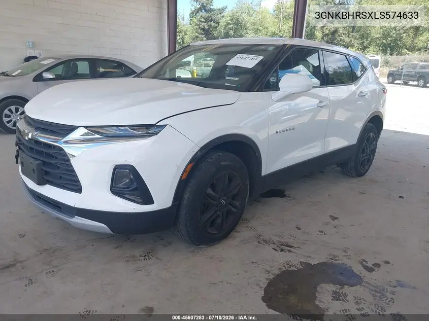 2020 Chevrolet Blazer Awd 2Lt VIN: 3GNKBHRSXLS574633 Lot: 45607283