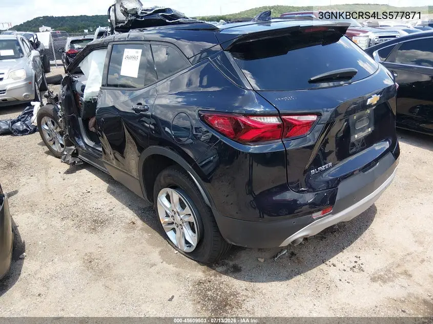 2020 Chevrolet Blazer Fwd 2Lt VIN: 3GNKBCRS4LS577871 Lot: 45609503