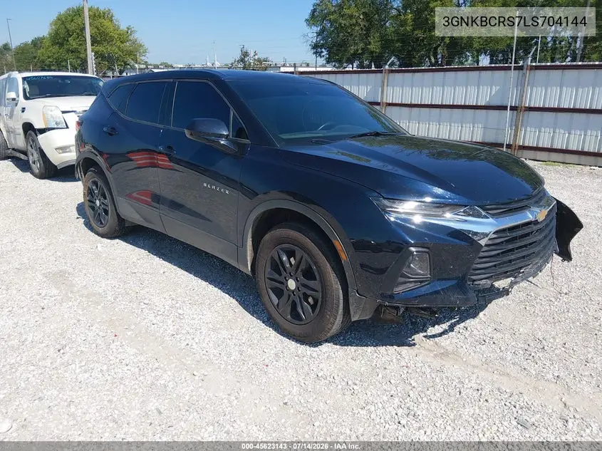 2020 Chevrolet Blazer Fwd 2Lt VIN: 3GNKBCRS7LS704144 Lot: 45623143