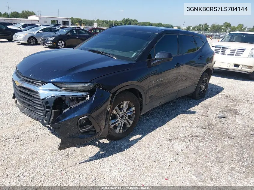 2020 Chevrolet Blazer Fwd 2Lt VIN: 3GNKBCRS7LS704144 Lot: 45623143