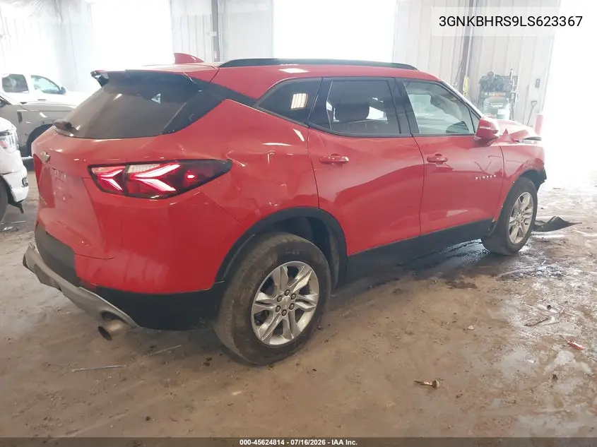 2020 Chevrolet Blazer Awd 2Lt VIN: 3GNKBHRS9LS623367 Lot: 45624814