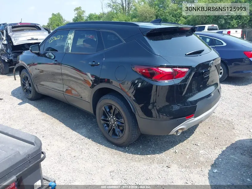 2022 Chevrolet Blazer Awd 3Lt VIN: 3GNKBJRS6NS125993 Lot: 45596527