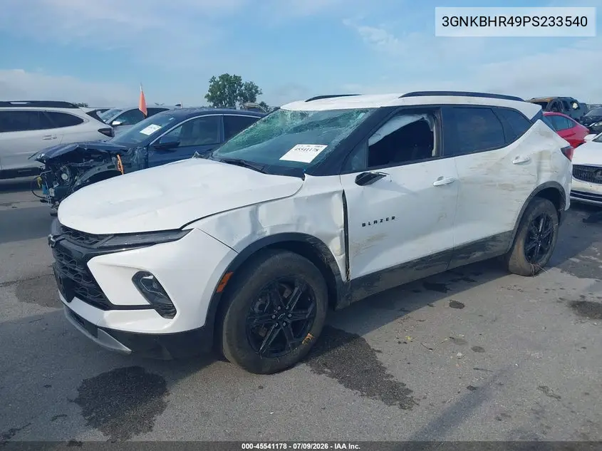 2023 Chevrolet Blazer Awd 2Lt VIN: 3GNKBHR49PS233540 Lot: 45541178