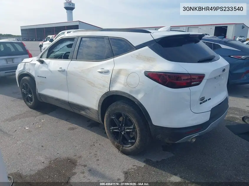 2023 Chevrolet Blazer Awd 2Lt VIN: 3GNKBHR49PS233540 Lot: 45541178