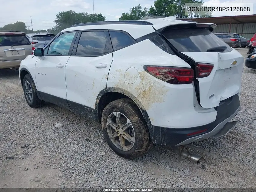 2023 Chevrolet Blazer Fwd 2Lt VIN: 3GNKBCR48PS126868 Lot: 45565209