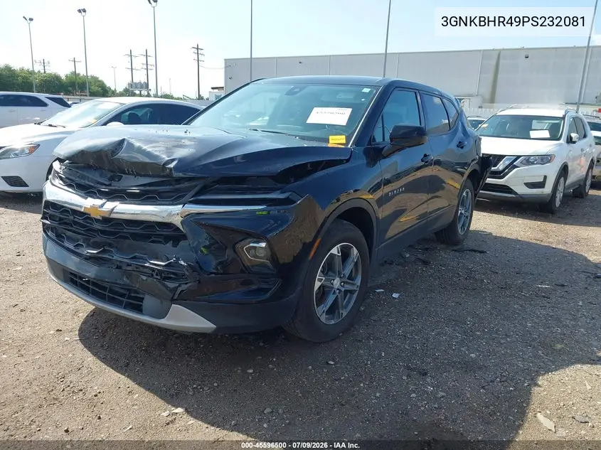 2023 Chevrolet Blazer Awd 2Lt VIN: 3GNKBHR49PS232081 Lot: 45596500