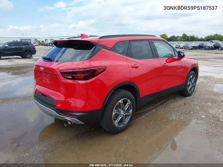 2023 Chevrolet Blazer Fwd 3Lt VIN: 3GNKBDRS9PS187537 Lot: 45614332
