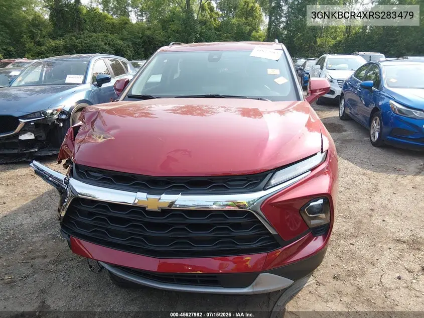2024 Chevrolet Blazer Fwd 2Lt VIN: 3GNKBCR4XRS283479 Lot: 45627982