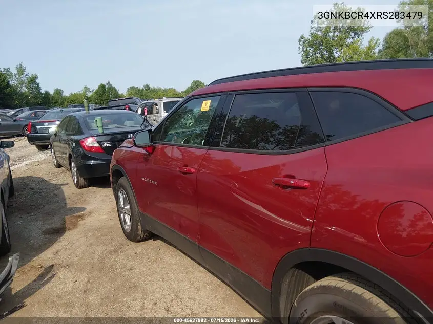 2024 Chevrolet Blazer Fwd 2Lt VIN: 3GNKBCR4XRS283479 Lot: 45627982