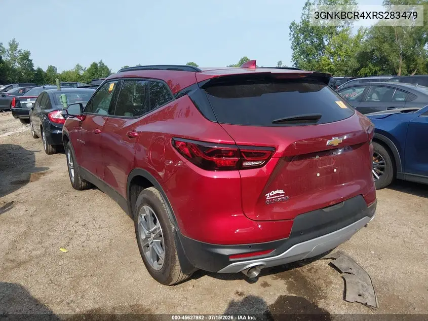 2024 Chevrolet Blazer Fwd 2Lt VIN: 3GNKBCR4XRS283479 Lot: 45627982